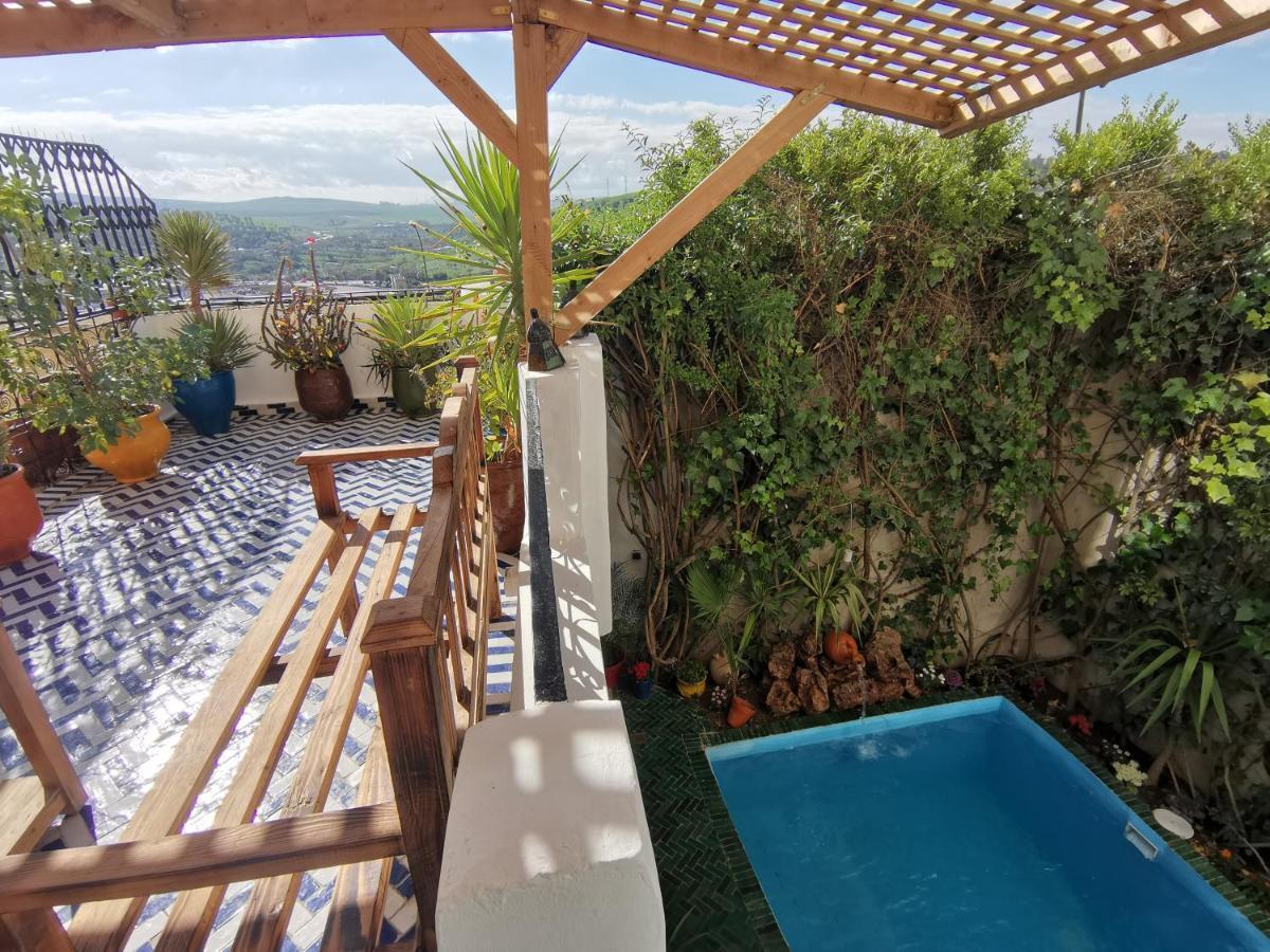 Appartamento Dar Ben Daoud Avec Piscine Et Terrasse Privee Fez Esterno foto